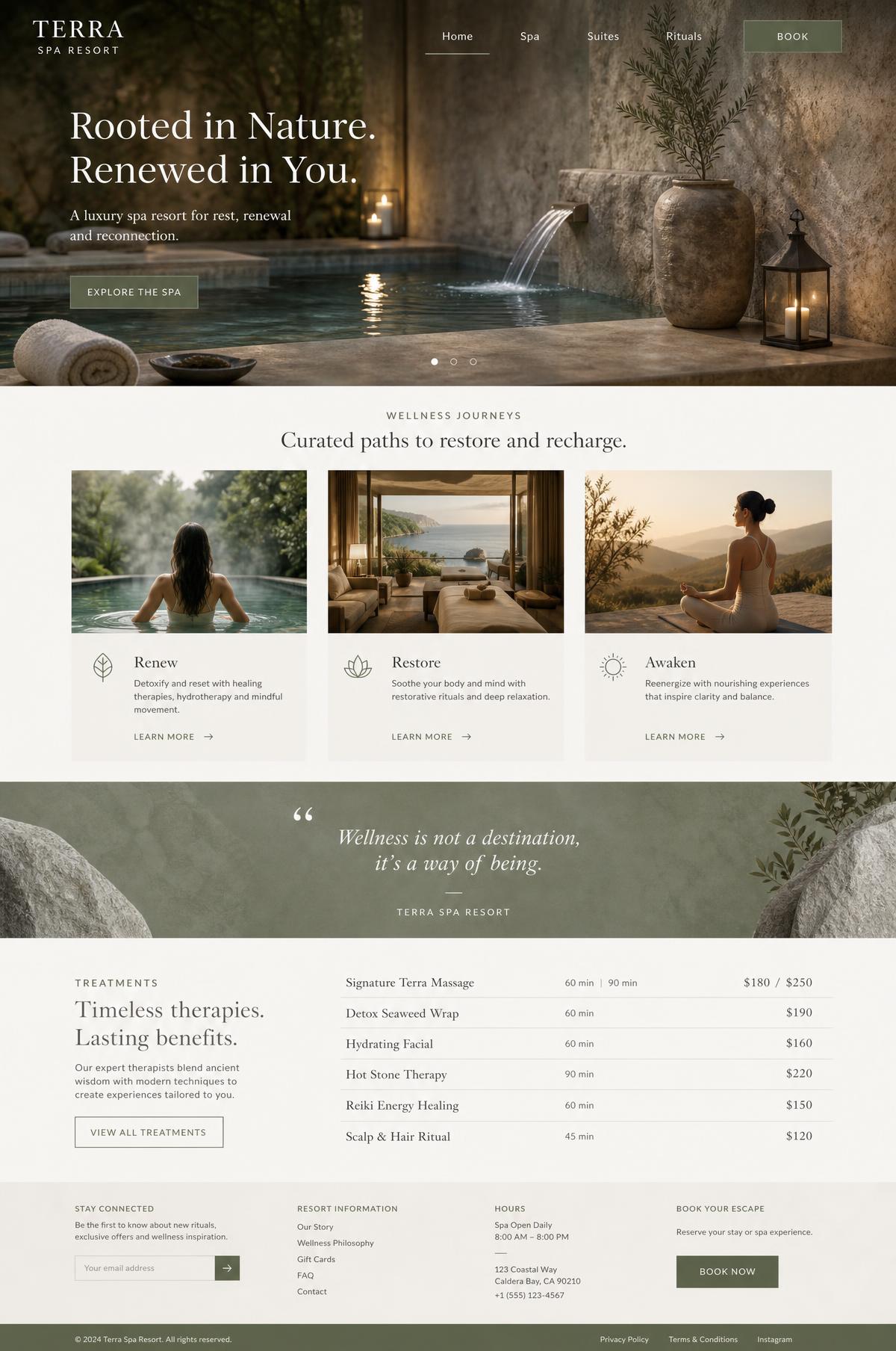 Anteprima del sito web realizzato per Palestra e centro benessere